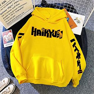 Haikyuu Light Yellow Pullovers Hoodies
