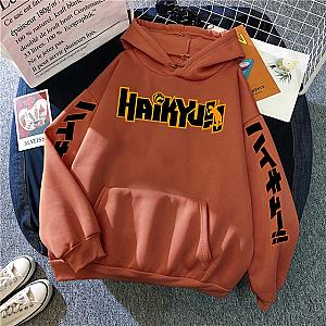 Haikyuu Brown Pullovers Hoodies