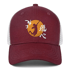 Haikyuu Printed Cap - New Baseball Fashion Red Cap