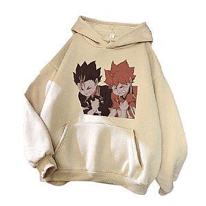 Haikyuu Hoodies - Hoodie Hinata &amp; Nishinoya Official Merch HS0911