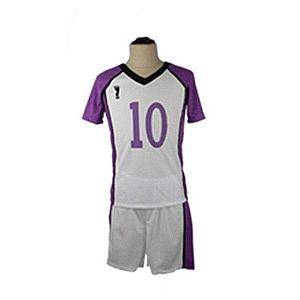 Haikyuu Cosplay - Cosplay Shiratorizawa Academy No. 10 Official Merch HS0911