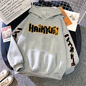 Haikyuu Grey Pullovers Hoodies