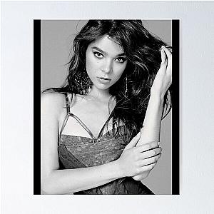 Hailee Steinfeld Black and White Poster