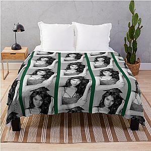 Hailee Steinfeld - Black and White Throw Blanket