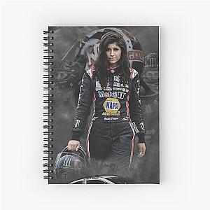 Hailie Deegan Poster Wallpaper For Fans Spiral Notebook