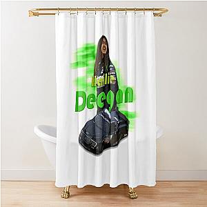 Hailie Deegan NASCAR    Shower Curtain