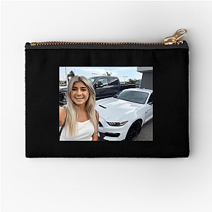Hailie Deegan The Future Of Racing Hailie Deegan Zipper Pouches