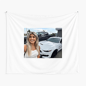 Hailie Deegan The Future Of Racing Hailie Deegan Tapestries