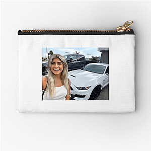 Hailie Deegan The Future Of Racing Hailie Deegan Zipper Pouches