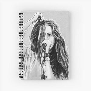 Alana Haim Drawing Spiral Notebook