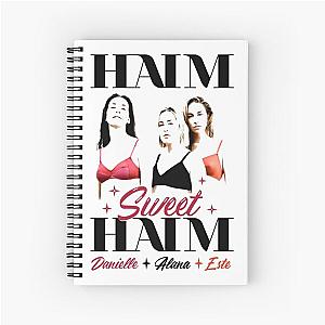 Haim popular music group Spiral Notebook