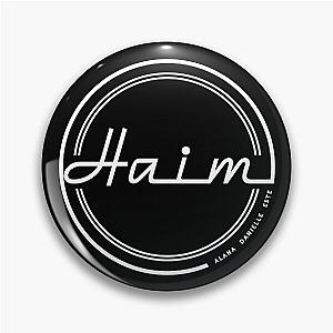 Haim Vinyl Logo in White Pin