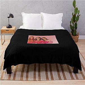 haim - pink photoshoot Throw Blanket