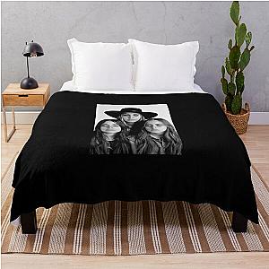 Haim 4 Sticker Throw Blanket