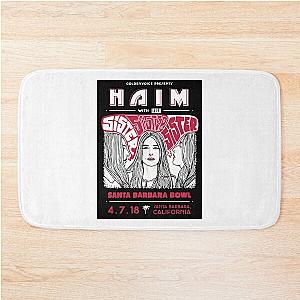 American Pop Rock Band Including 3 Branches Black Haim Funny Men Fan Bath Mat