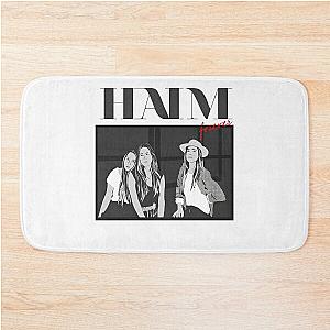 American Pop Rock Band Including 3 Branches Haim Forever Idol Gift Fot You Bath Mat