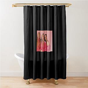 haim - pink photoshoot Shower Curtain