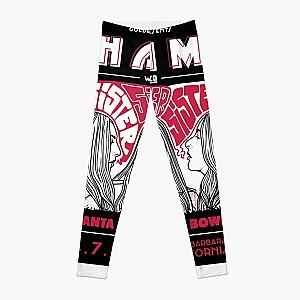 American Pop Rock Band Including 3 Branches Black Haim Funny Men Fan Leggings