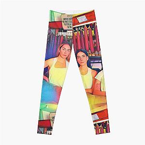 HAIM Girl Gang Sisters Music Band Pop Rocker Danielle Haim Leggings