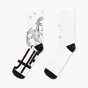 American Pop Rock Band Including 3 Branches Haim Prime Edition Graphic For Fans Socks