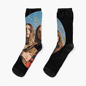 American Pop Rock Band Including 3 Branches Haim Gifts For Movie Fan Socks