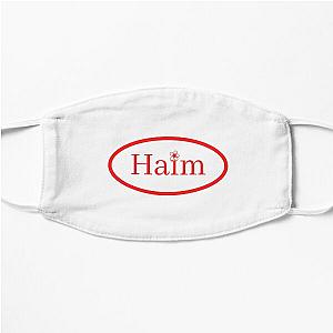 Haim Red Flower Sticker Flat Mask