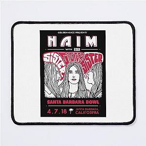 American Pop Rock Band Including 3 Branches Black Haim Funny Men Fan Mouse Pad