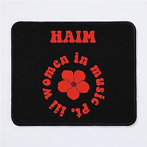 American Pop Rock Band Including 3 Branches Haim Retro Vintage Mouse Pad