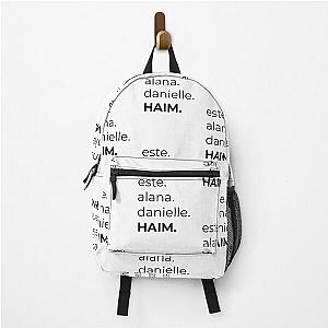 Haim Sisters List Backpack