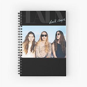 Haim Sister Merch Spiral Notebook