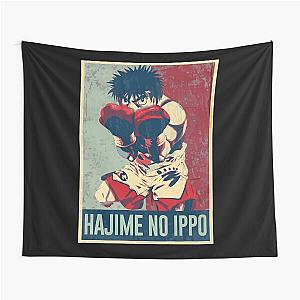 Hajime no Ippo in Distressed Style Tapestry