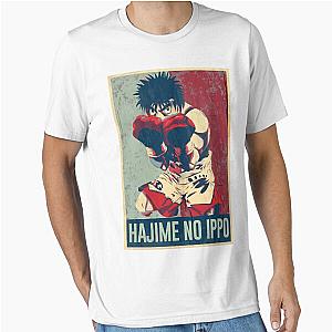 Hajime no Ippo in Hope Distressed Style Essential T-Shirt