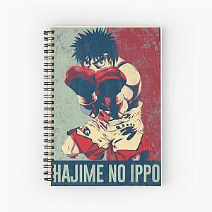 Hajime no Ippo in Distressed Spiral Notebook