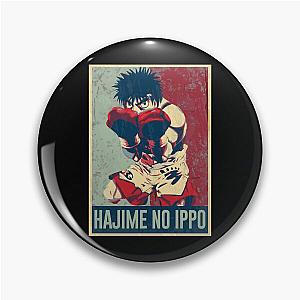 Hajime no Ippo in Distressed Style Pin