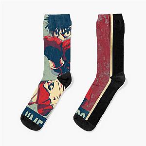 Hajime no Ippo in hope + distressed style Socks