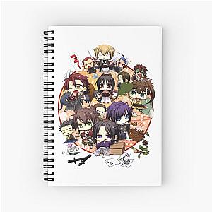 Hakuouki family Spiral Notebook