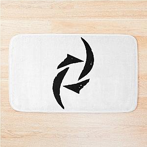 album logo black halestorm Bath Mat