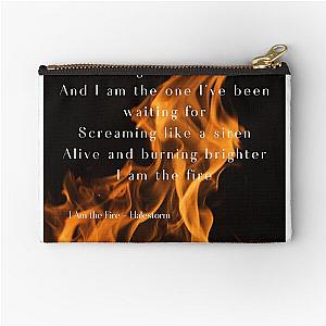 I Am the Fire Lyrics - Halestorm Zipper Pouch