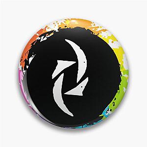 Rainbow Halestorm logo Pin