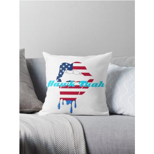 Hawk Tuah Throw Pillow