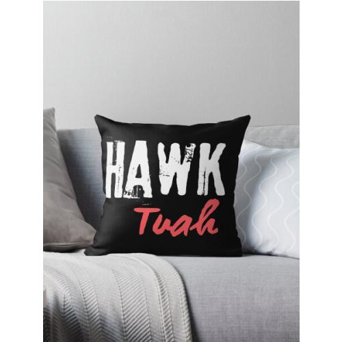 Hawk Tuah Throw Pillow