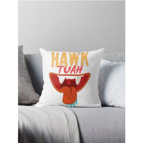 Hawk Tuah Spit On That Thang  Throw Pillow