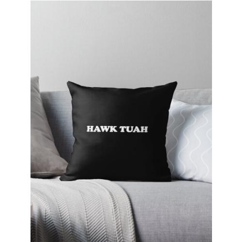 Hawk Tuah Throw Pillow