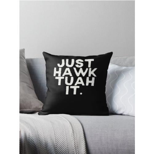 HAWK TUAH Throw Pillow