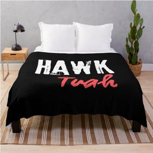 Hawk Tuah Throw Blanket