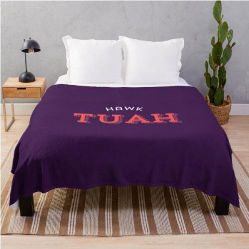 Hawk Tuah Throw Blanket