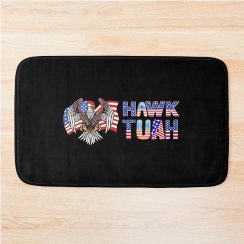 Hawk tuah Bath Mat