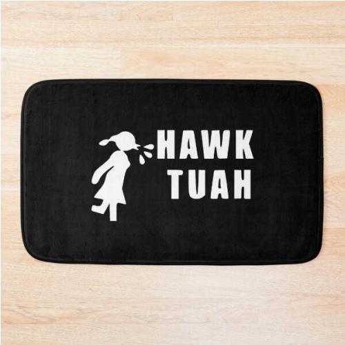 Hawk Tuah Girl Bath Mat