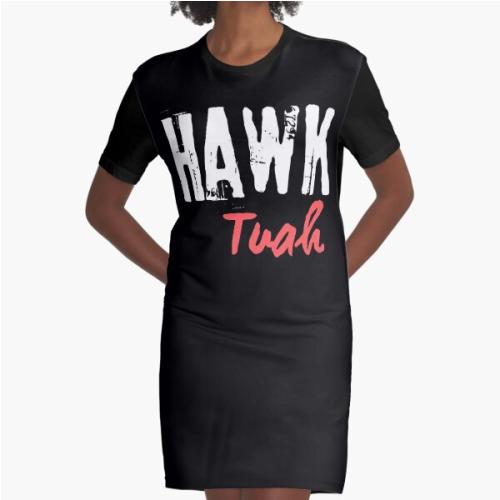 Hawk Tuah Graphic T-Shirt Dress