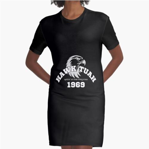 Hawk Tuah 1969 Graphic T-Shirt Dress